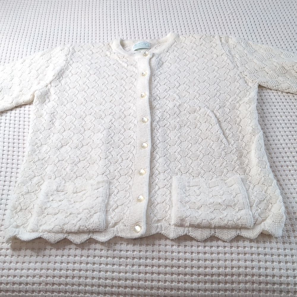 Vintage Wintuk MADE IN USA cardigan sweater button front